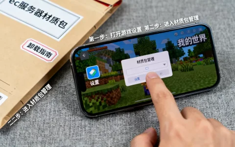 如何卸下我的世界ec服务器材质包，手机版操作教程