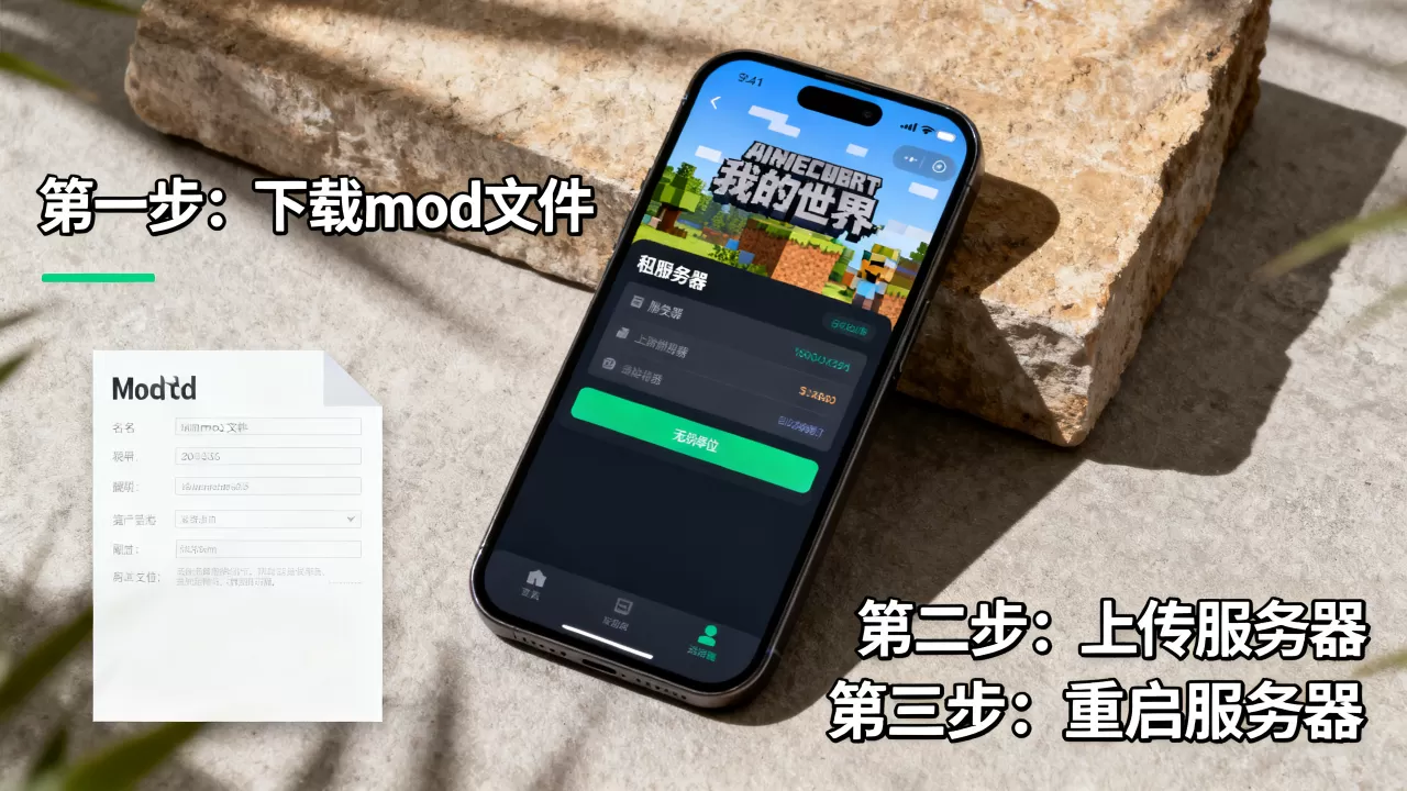 我的世界手机版租的服务器怎么加mod,手机版我的世界mod怎么装 我的世界手机版租的服务器怎么加mod,手机版我的世界mod怎么装