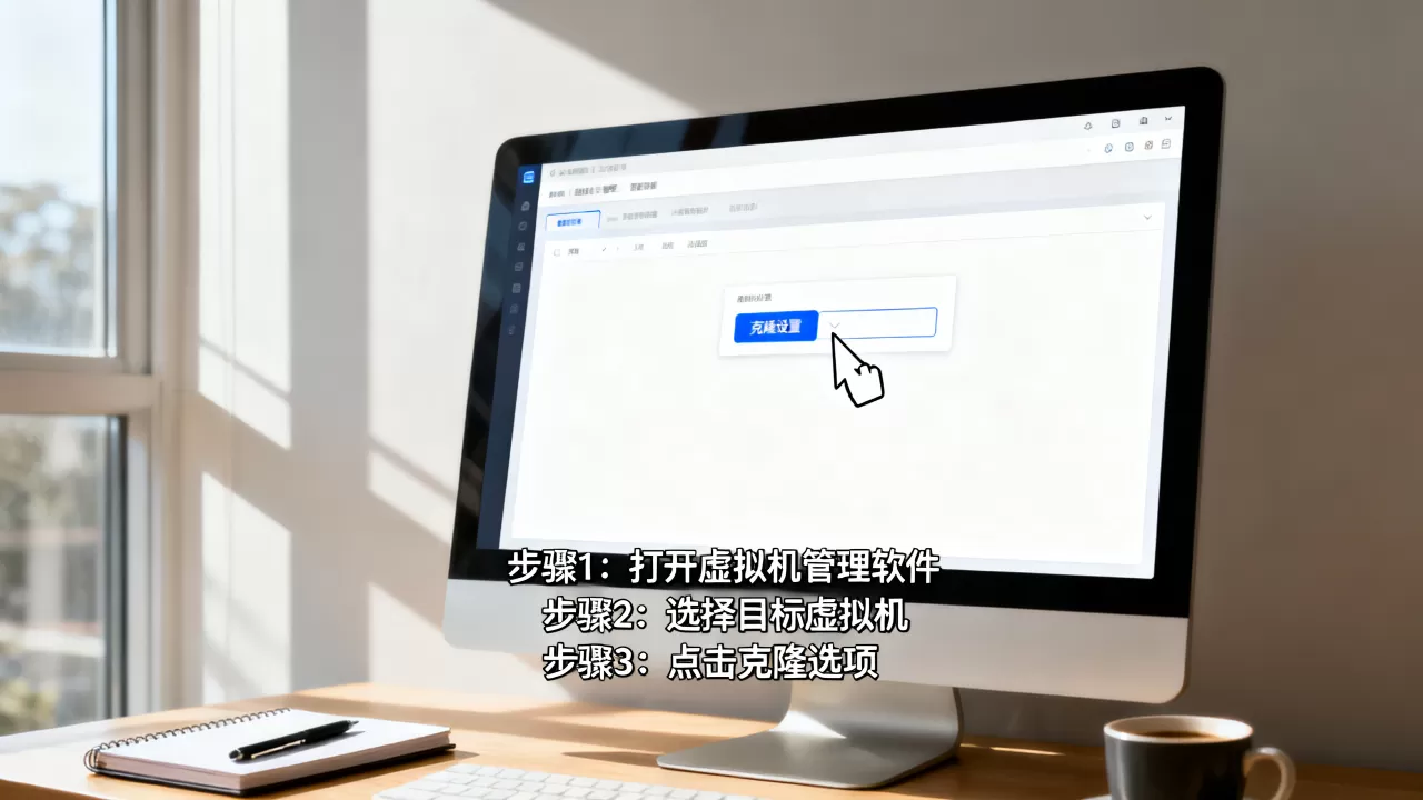 虚拟机克隆在哪里设置?具体操作步骤是什么? 虚拟机克隆在哪里设置?具体操作步骤是什么?