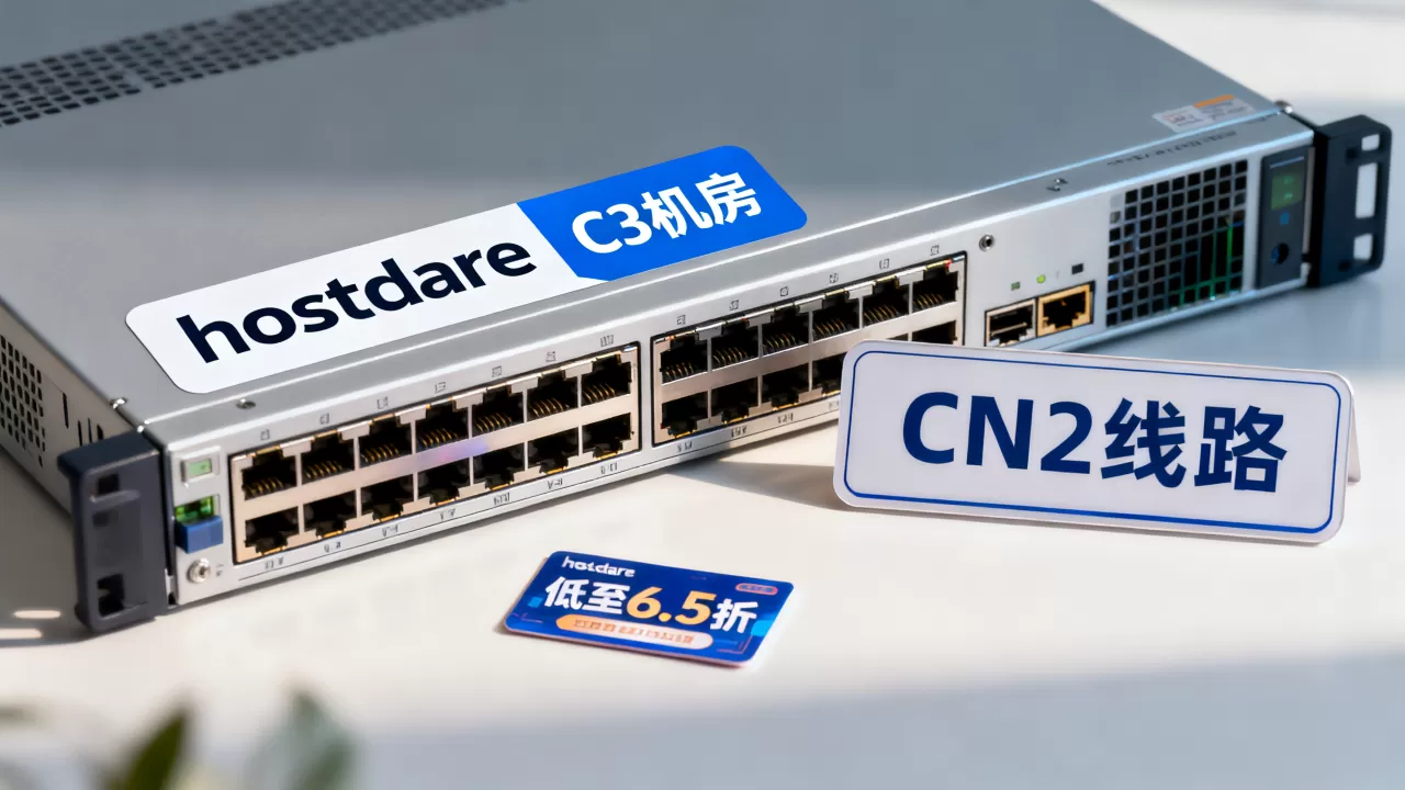 高速VPS哪家便宜?hostdare C3机房CN2线路低至6.5折? 高速VPS哪家便宜?hostdare C3机房CN2线路低至6.5折?