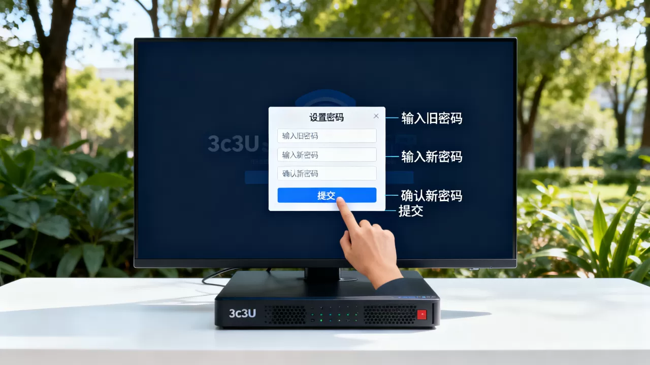 3c3u服务器进入后如何设置密码,具体步骤是什么? 3c3u服务器进入后如何设置密码,具体步骤是什么?