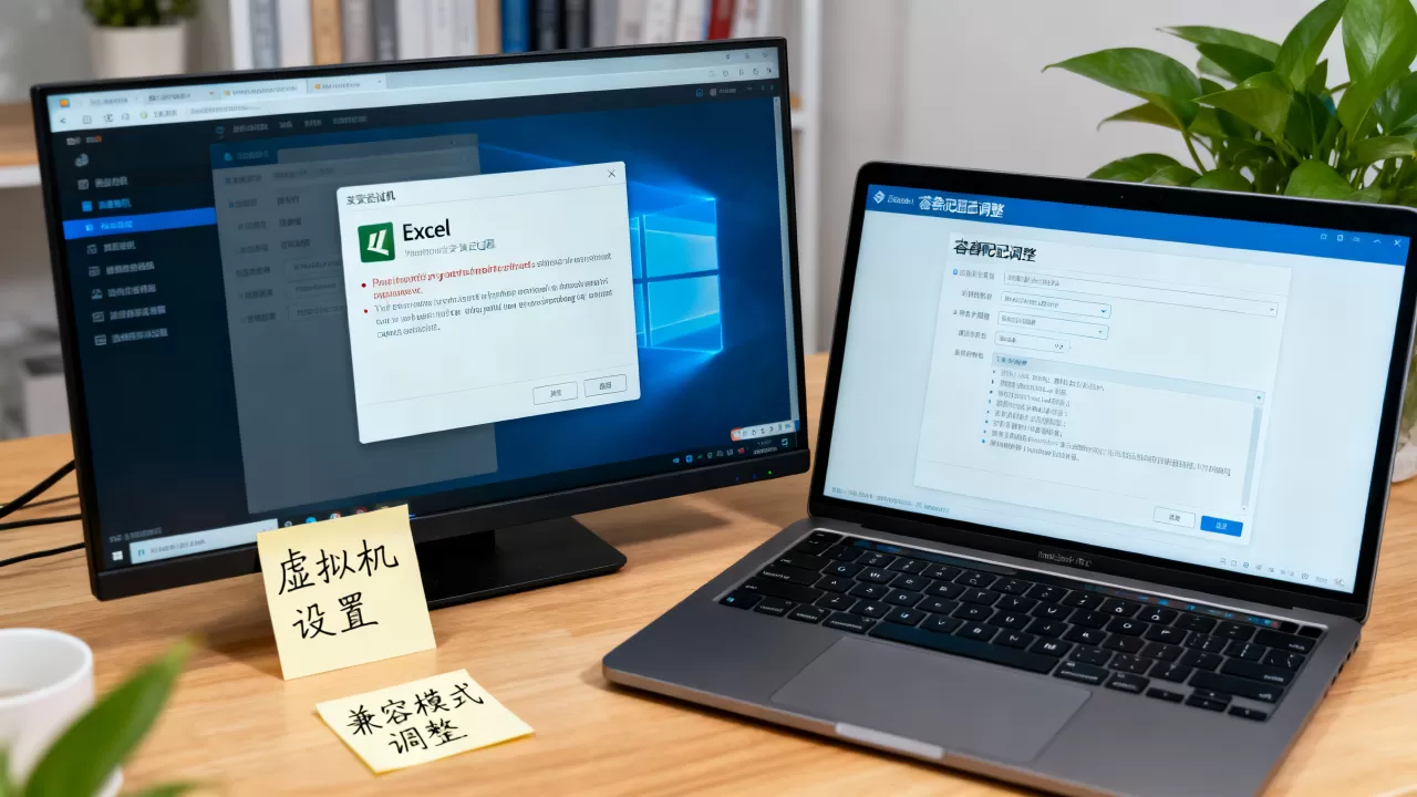 虚拟机安装Excel为何总失败?兼容配置怎么解决 虚拟机安装Excel为何总失败?兼容配置怎么解决