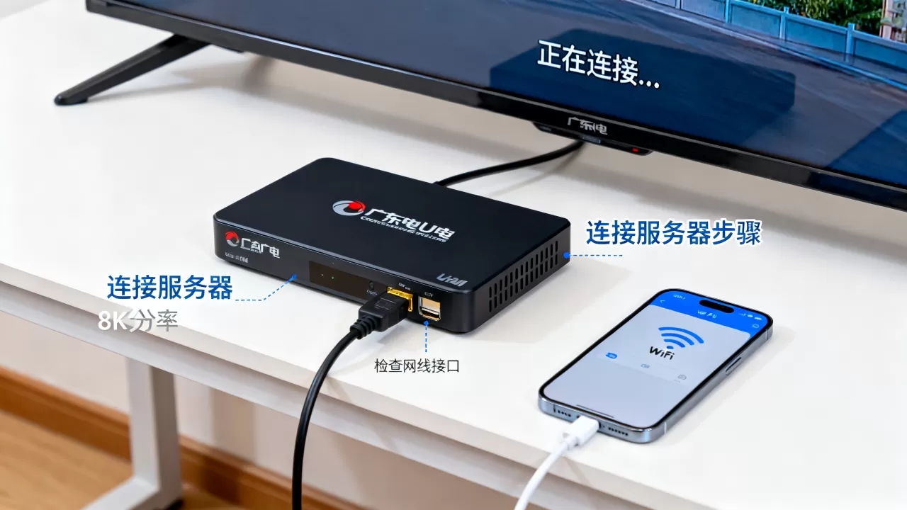 广东广电u点盒怎么连接服务器?,连接不上怎么办 广东广电u点盒怎么连接服务器?,连接不上怎么办