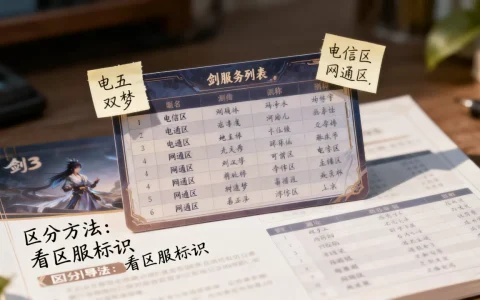 剑3服务器都有哪些别称？新手怎么区分？
