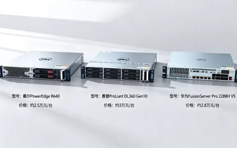 1u服务器有哪些品牌型号，价格多少钱一台？
