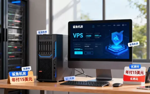 鲨鱼机房不限流量VPS年付15美元值不值，优惠码怎么用？