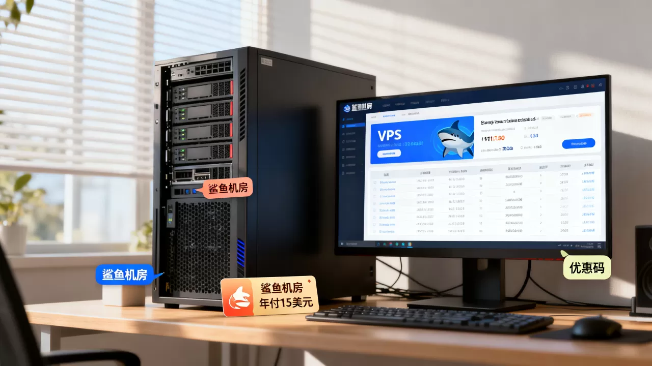鲨鱼机房不限流量VPS年付15美元值不值,优惠码怎么用? 鲨鱼机房不限流量VPS年付15美元值不值,优惠码怎么用?