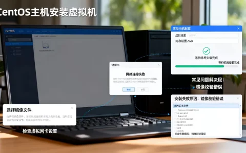 CentOS宿主机安装虚拟机步骤有哪些，常见问题怎么解决？
