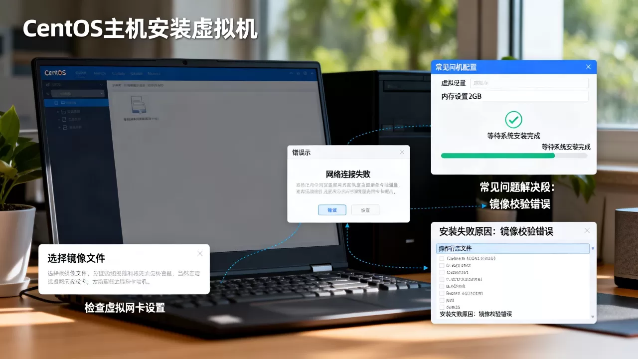 CentOS宿主机安装虚拟机步骤有哪些,常见问题怎么解决? CentOS宿主机安装虚拟机步骤有哪些,常见问题怎么解决?