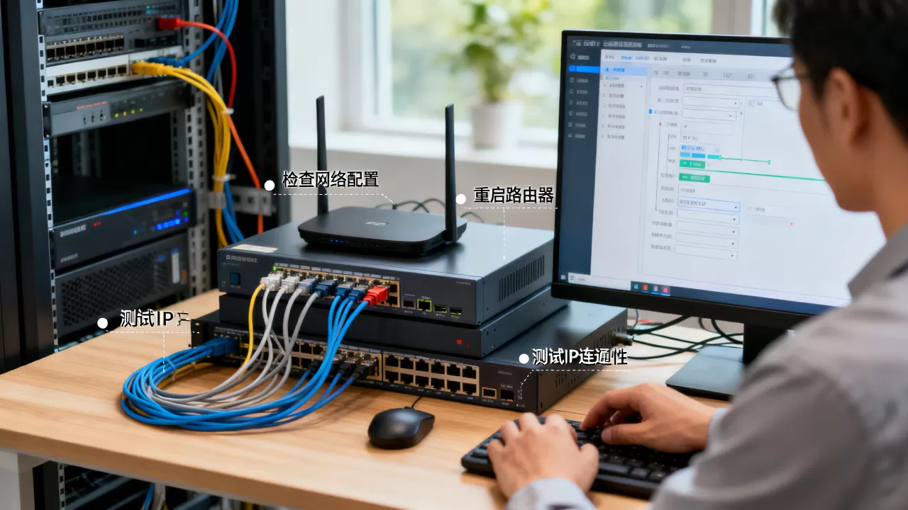 重装酷番云服务器系统后IP无法访问怎么办,IP不通怎么解决 重装酷番云服务器系统后IP无法访问怎么办,IP不通怎么解决