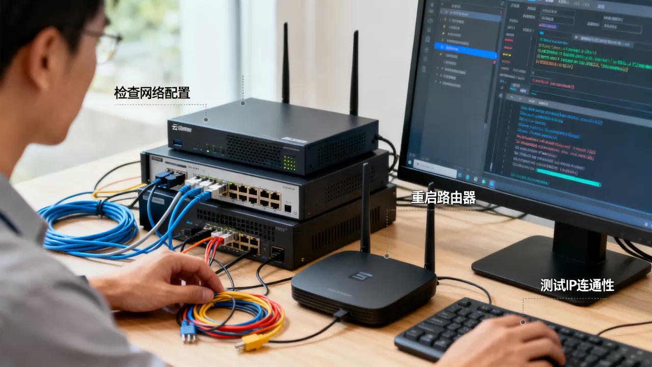 重装酷番云服务器系统后IP无法访问怎么办,IP不通怎么解决 重装酷番云服务器系统后IP无法访问怎么办,IP不通怎么解决