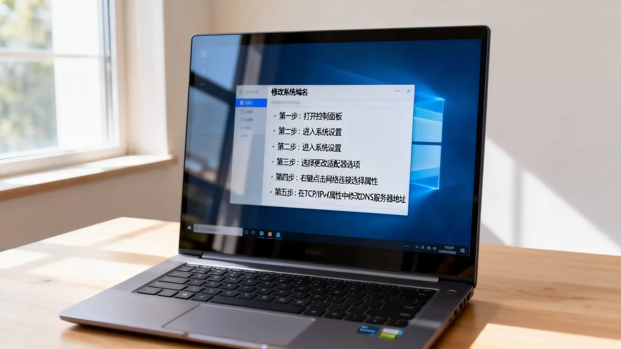 怎么修改Windows系统域名?详细步骤是怎样的? 怎么修改Windows系统域名?详细步骤是怎样的?