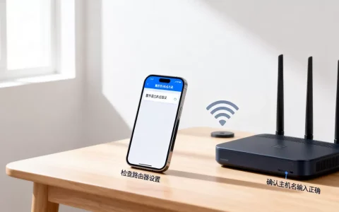 手机wifi服务器主机名报错怎么办，连接不上什么原因？