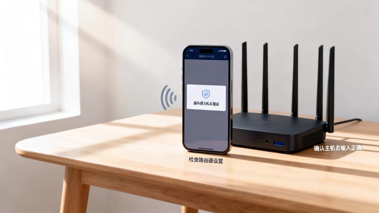 手机wifi服务器主机名报错怎么办,连接不上什么原因? 手机wifi服务器主机名报错怎么办,连接不上什么原因?