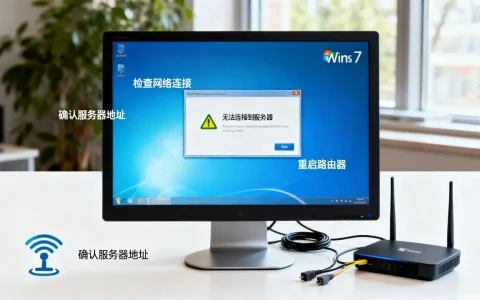win7与服务器自动连接失败如何解决，无法连接到服务器怎么办
