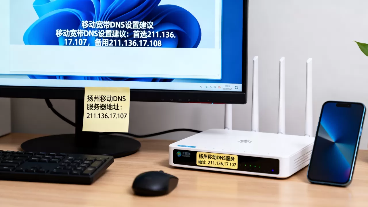 扬州移动DNS服务器地址是多少,移动宽带DNS怎么设置最好 扬州移动DNS服务器地址是多少,移动宽带DNS怎么设置最好