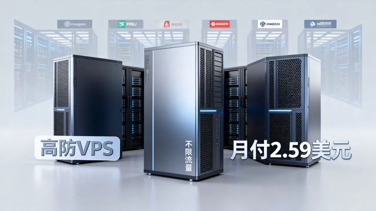 高防VPS月付2.59美元值不值,不限流量6机房怎么选 高防VPS月付2.59美元值不值,不限流量6机房怎么选