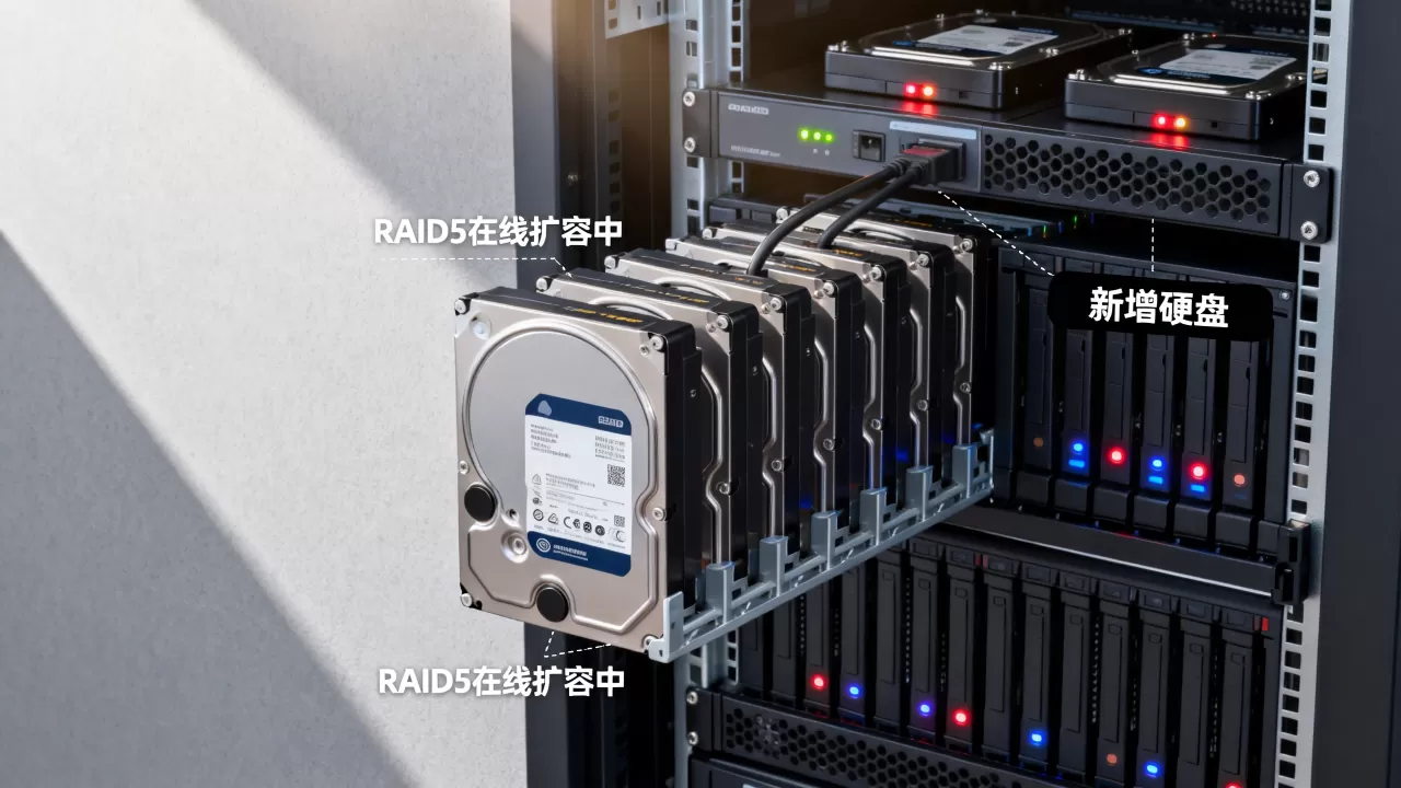 服务器做了RAID5能加硬盘吗,RAID5在线扩容方法? 服务器做了RAID5能加硬盘吗,RAID5在线扩容方法?