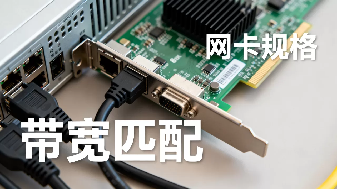 大带宽服务器网卡规格与带宽如何匹配?,怎么选? 大带宽服务器网卡规格与带宽如何匹配?,怎么选?