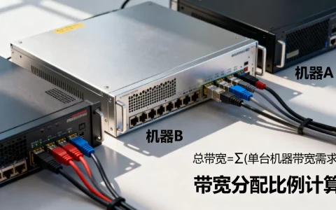 多台机器分摊带宽时的总量计算流程是什么，带宽怎么计算？
