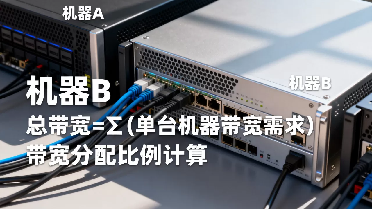 多台机器分摊带宽时的总量计算流程是什么,带宽怎么计算? 多台机器分摊带宽时的总量计算流程是什么,带宽怎么计算?