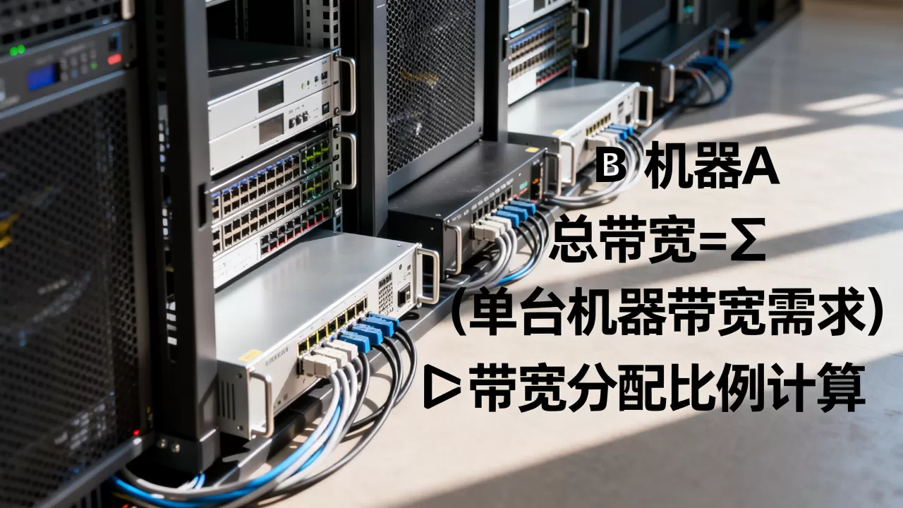 多台机器分摊带宽时的总量计算流程是什么,带宽怎么计算? 多台机器分摊带宽时的总量计算流程是什么,带宽怎么计算?