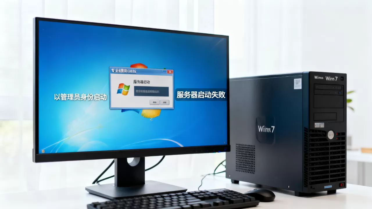 Win7如何用管理员身份启动服务器,服务器启动失败怎么解决? Win7如何用管理员身份启动服务器,服务器启动失败怎么解决?