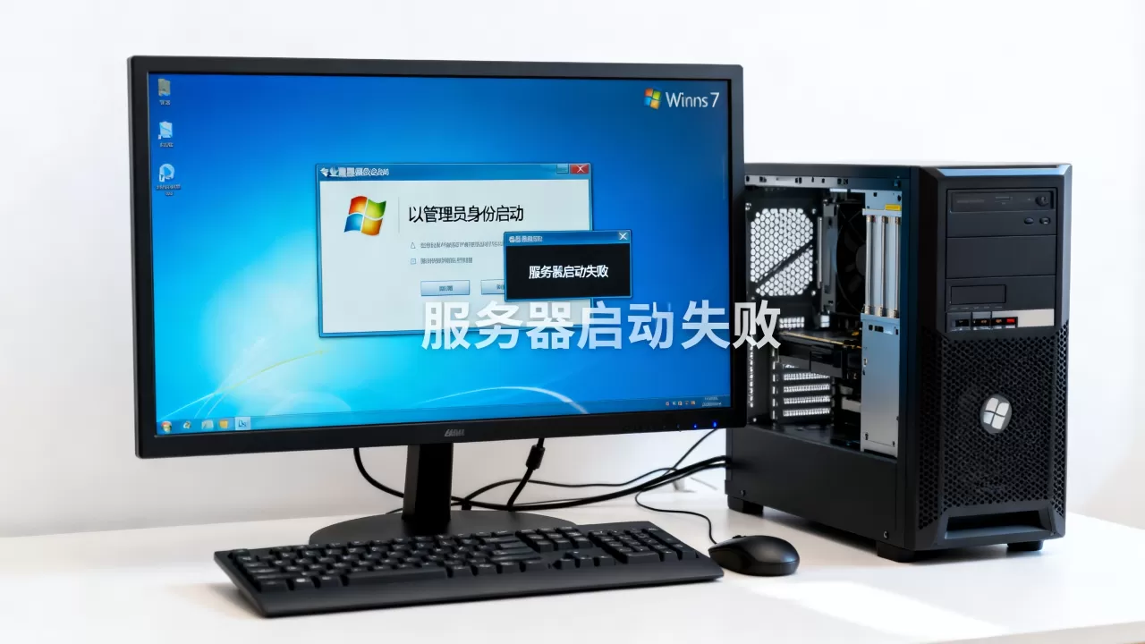 Win7如何用管理员身份启动服务器,服务器启动失败怎么解决? Win7如何用管理员身份启动服务器,服务器启动失败怎么解决?