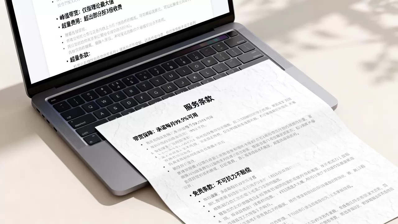 服务条款里的带宽保障表述怎么读懂,带宽保障条款有哪些坑? 服务条款里的带宽保障表述怎么读懂,带宽保障条款有哪些坑?