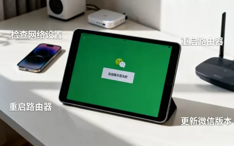 iPad微信连接服务器失败是什么原因，微信连不上网怎么解决