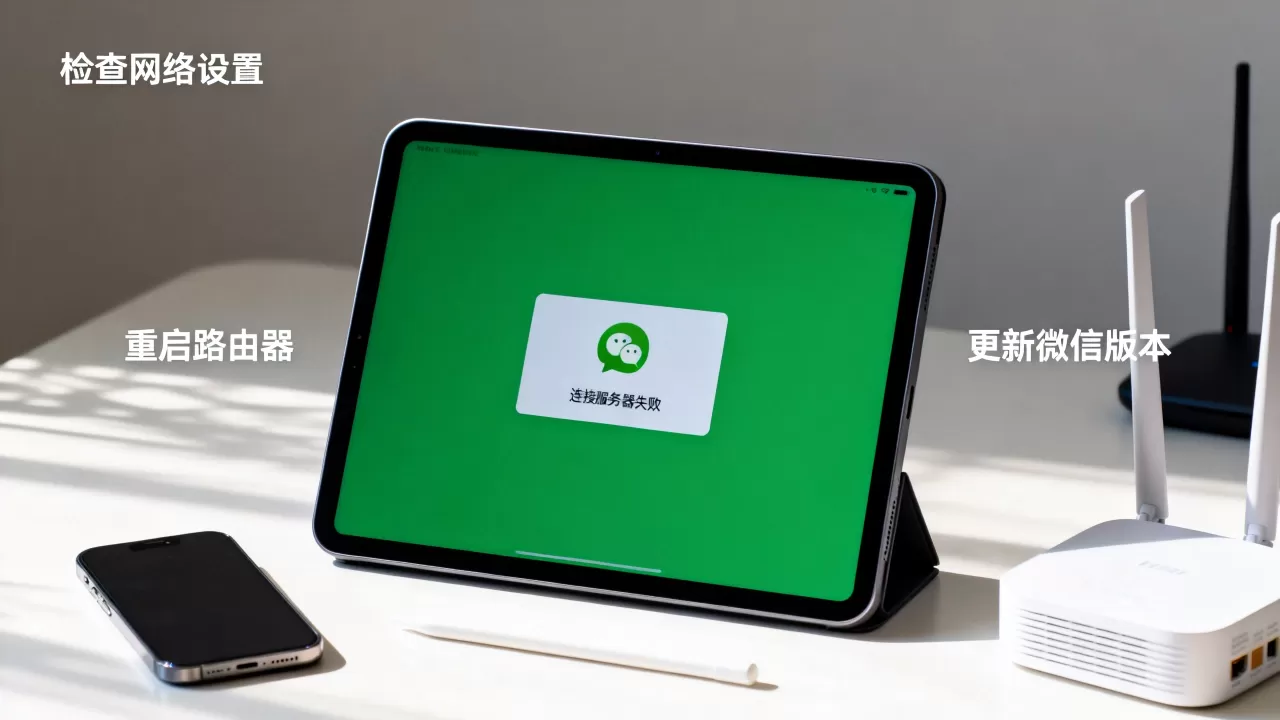 iPad微信连接服务器失败是什么原因,微信连不上网怎么解决 iPad微信连接服务器失败是什么原因,微信连不上网怎么解决