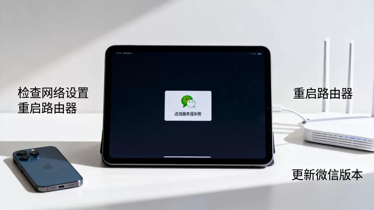 iPad微信连接服务器失败是什么原因,微信连不上网怎么解决 iPad微信连接服务器失败是什么原因,微信连不上网怎么解决