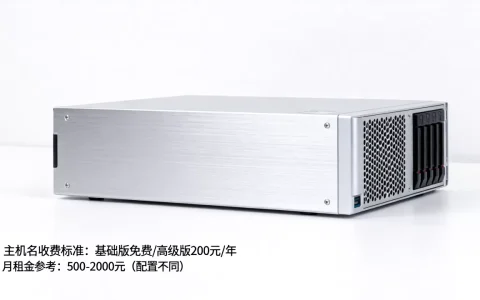 服务器主机名要收费吗，服务器租用一个月多少钱