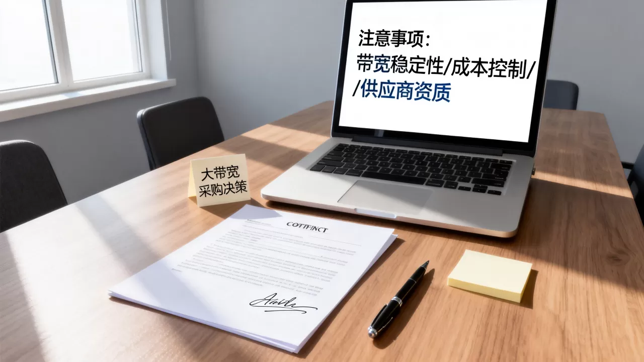 大带宽采购决策到底由谁拍板,有哪些注意事项? 大带宽采购决策到底由谁拍板,有哪些注意事项?