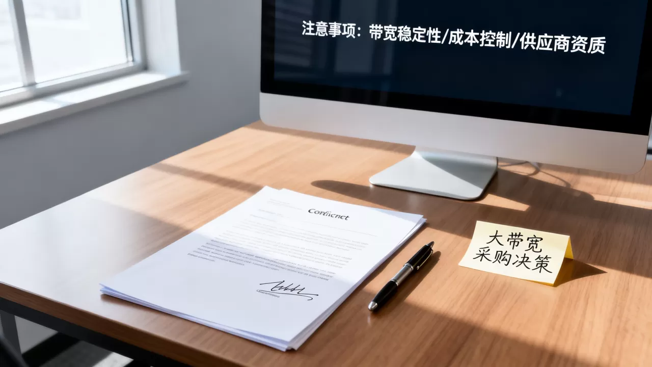 大带宽采购决策到底由谁拍板,有哪些注意事项? 大带宽采购决策到底由谁拍板,有哪些注意事项?
