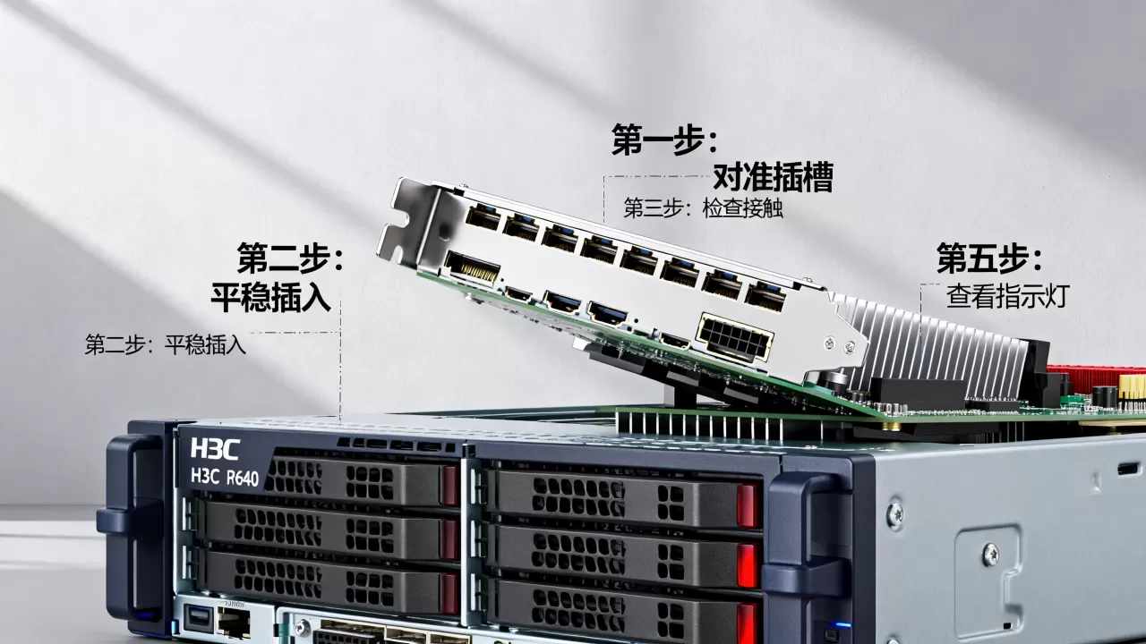 h3c服务器r640板卡怎么插,插上后无法识别怎么办 h3c服务器r640板卡怎么插,插上后无法识别怎么办