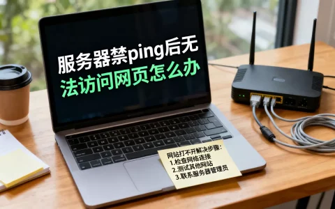 服务器禁ping后无法访问网页怎么办，网站打不开怎么解决？