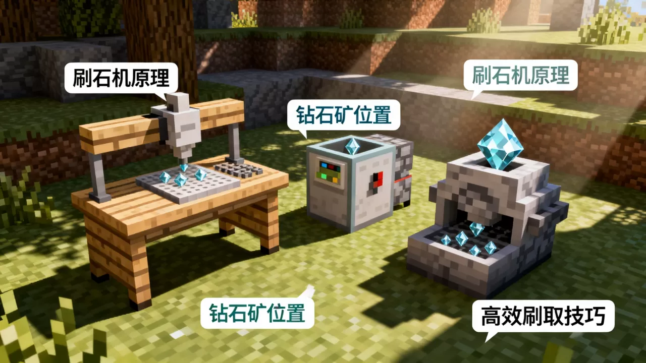 我的世界服务器刷钻石有几种方法,怎么刷钻石最快 我的世界服务器刷钻石有几种方法,怎么刷钻石最快