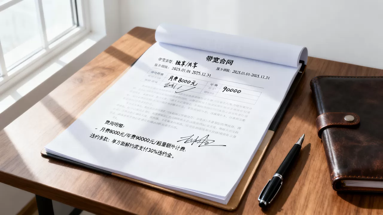 签大带宽合同前要确认哪些问题,有哪些坑必须避免? 签大带宽合同前要确认哪些问题,有哪些坑必须避免?