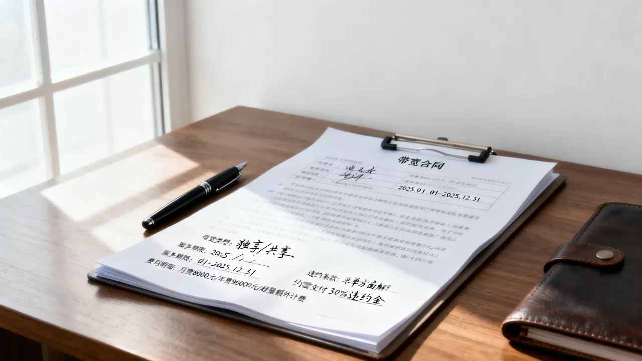 签大带宽合同前要确认哪些问题,有哪些坑必须避免? 签大带宽合同前要确认哪些问题,有哪些坑必须避免?