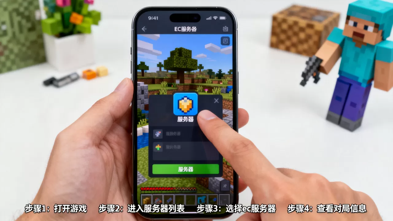 我的世界手机端ec服务器如何查看对局,步骤是什么? 我的世界手机端ec服务器如何查看对局,步骤是什么?