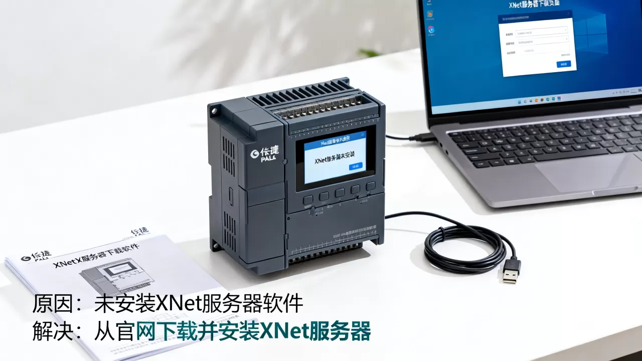 信捷PLC未安装XNet服务器是什么原因,怎么解决? 信捷PLC未安装XNet服务器是什么原因,怎么解决?