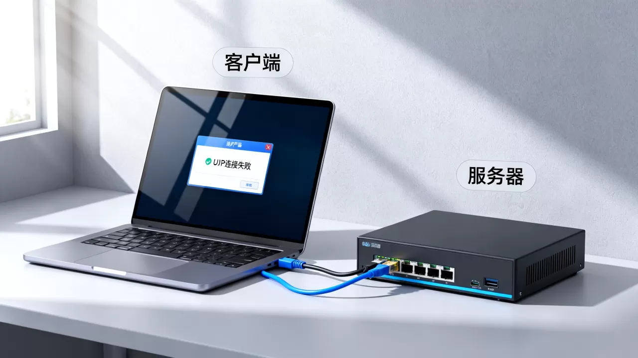 客户端和服务器建立UDP连接为何总失败,怎么解决 客户端和服务器建立UDP连接为何总失败,怎么解决