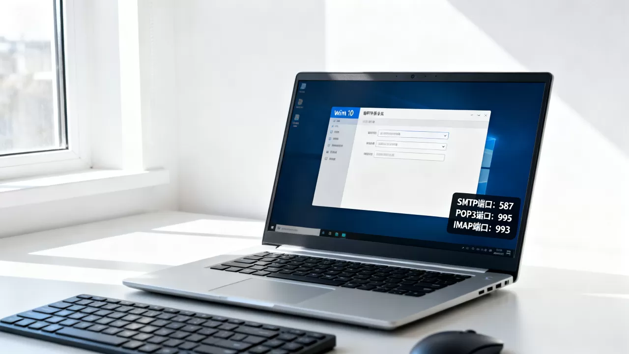 win10邮件服务器端口怎么设置?,邮箱参数配置教程 win10邮件服务器端口怎么设置?,邮箱参数配置教程