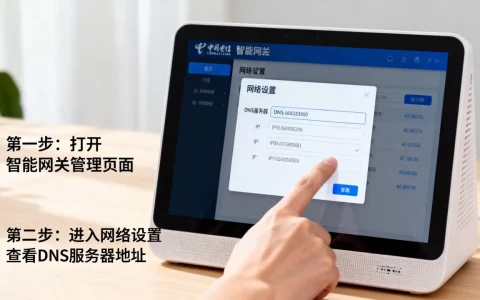 中国电信智能网关怎么看DNS服务器？,查询步骤是什么