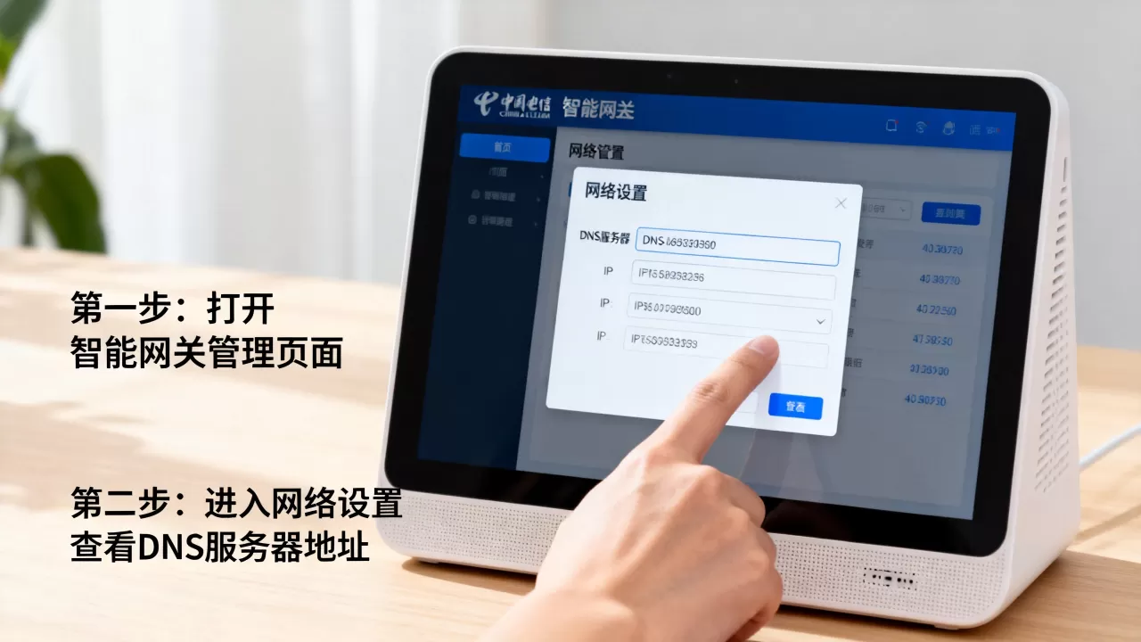 中国电信智能网关怎么看DNS服务器?,查询步骤是什么 中国电信智能网关怎么看DNS服务器?,查询步骤是什么