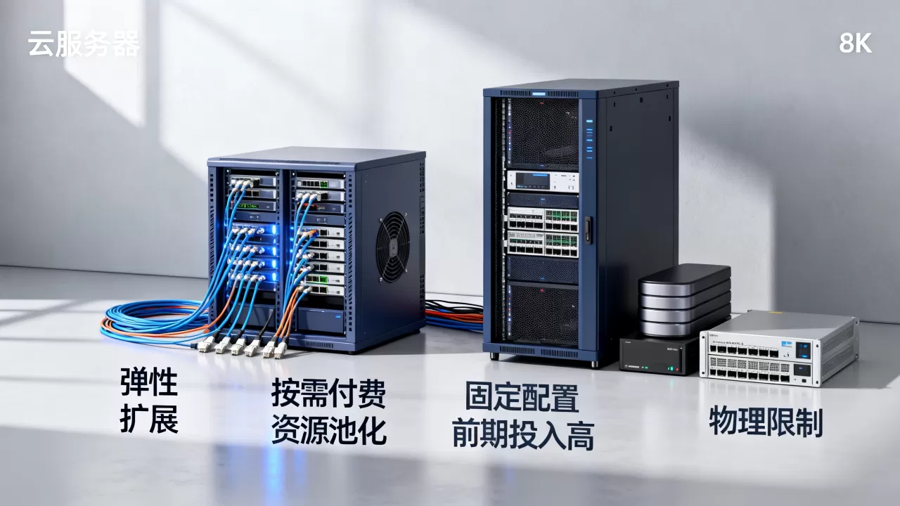 云服务器有哪些核心特点?,云计算和传统服务器区别是什么 云服务器有哪些核心特点?,云计算和传统服务器区别是什么