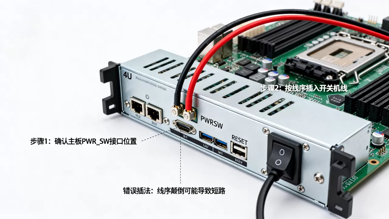 4U服务器主板开关机线怎么插,开关机线接错会烧主板吗? 4U服务器主板开关机线怎么插,开关机线接错会烧主板吗?