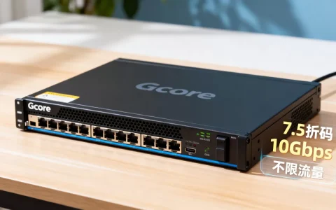 Gcore高配7.5折码有吗，10Gbps不限流量值得买？