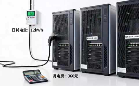 三台服务器供电要多少钱，电费成本怎么算？
